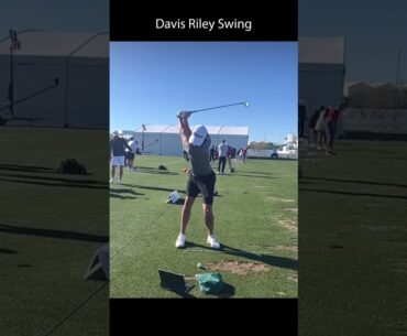 Davis Riley #golfswing face on #golf #golftips