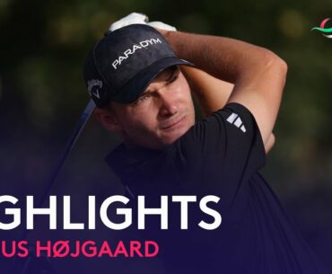 Rasmus Højgaard Round 2 Highlights | 2023 Ras Al Khaimah Championship