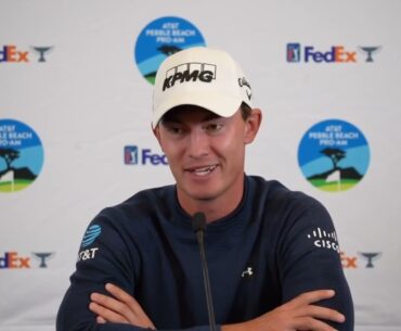 Maverick McNealy Tuesday Press Conference 2023 AT&T Pebble Beach Pro Am