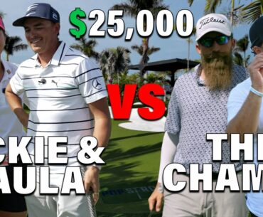 RICKIE FOWLER & PAULA CREAMER vs THE POPSTROKE TOUR CHAMPIONS in a $25,000 Showdown