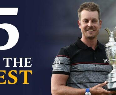 Henrik Stenson | Five Of The BEST Shots | The Open Championship 2016