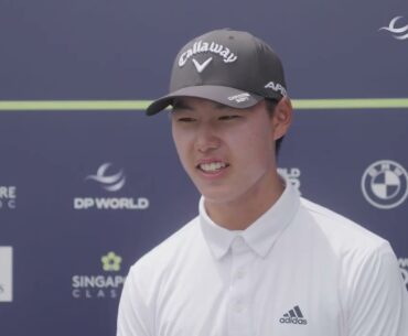 Wenyi Ding Day 1 Thursday Quotes 2023 Singapore Classic DP World Tour