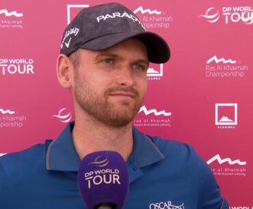Daniel Gavins Flash Interview Saturday Third round 2023 Ras al Khaimah Championship