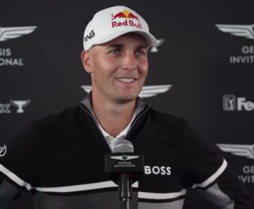 Matthias Schwab Saturday Flash Interview 2023 The Genesis Invitational