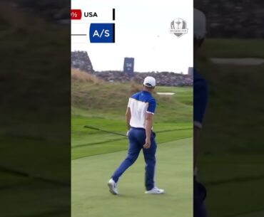 Alex Noren hits 3 wood and lands 2 yards from the pin 🤯