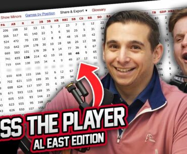 Can we name these AL East players ONLY by their stats?