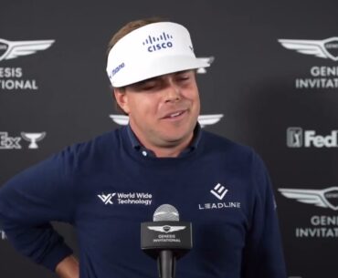 Keith Mitchell Thursday Flash Interview 2023 The Genesis Invitational © PGA Tour
