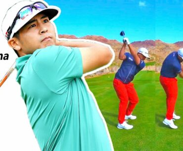 Kurt Kitayama カート・キタヤマ 米国の男子ゴルフ スローモーションスイング!!!