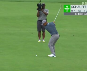 Xander Schauffele throwing darts for 6 minutes and 13 seconds...