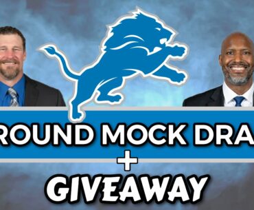 DETROIT LIONS 7 ROUND 2023 MOCK DRAFT & GIVEAWAY