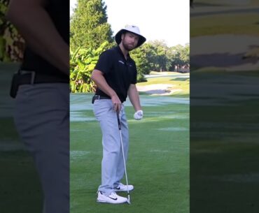 the rare downswing wrist move to start puring the ball