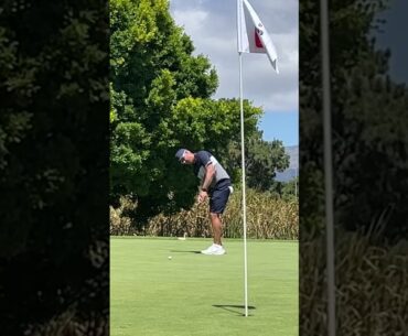 Sunshine Tour Pro Jacques Blaauw plays the Signature 14th at Royal Cape Golf Club