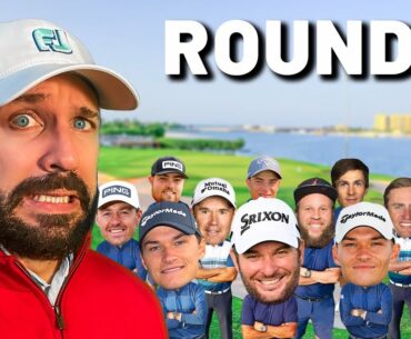 Can I MAKE THE CUT at a TOUR EVENT | Round 1 | RAK Championship