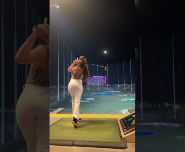 Not too bad for wearing wedges 🤔 #golflife #golfer #golf #golfgirl #golfcourse