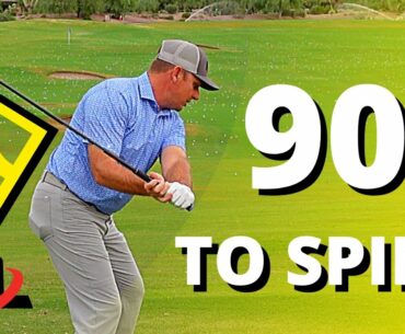 Shallowing The Golf Club Made SIMPLE (Shaft 90 Degrees To Your Spine)