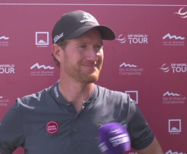 Wil Besseling Flash Interview Friday Second round 2023 Ras al Khaimah Championship