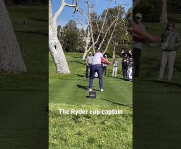 Luke Donald tee shot