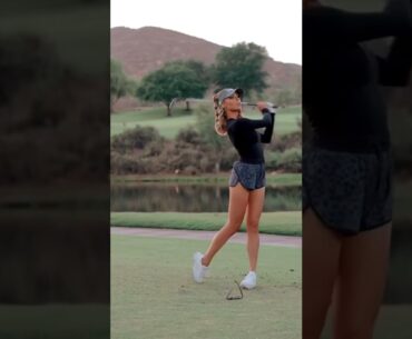 Sexy Golf Swing #golf #golfswing #golfgirl #shorts