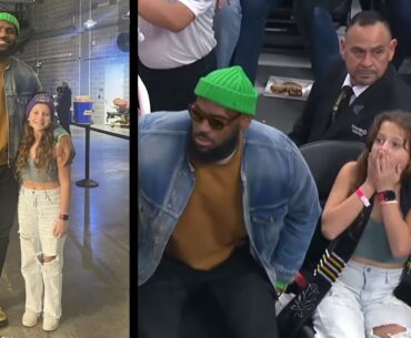 LeBron Said This After Meeting The Fan Who Was Sitting Next To Him At Lakers/Warriors Game...