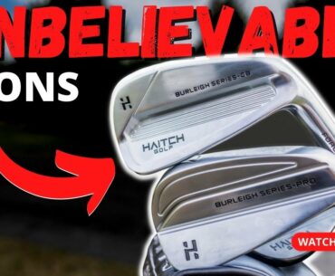 These New Irons Are Unbelievable! HAITCH Golf CLUBS