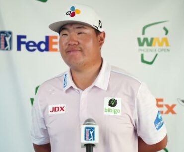 Sungjae Im Saturday Flash Interview 2023 WM Phoenix Open © PGA Tour