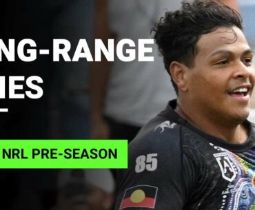 Long-range tries from the 2023 NRL pre-season | Match Highlights