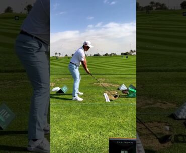 金谷拓実 Takumi Kanaya golf swing! How to swing to lead International Series Oman. #shorts ,#golfshorts