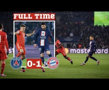PSG 0-1 BAYERN MUNICH LIVE MATCH REACTION | CHAMPIONS LEAGUE 1/8 FINALS #psgvsbayern #ucl #psgfcb