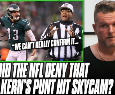 Why Did NFL & Fox Deny Brett Kern's Punt Hit SkyCam When It CLEARLY Did? | Pat McAfee Best Of 2022