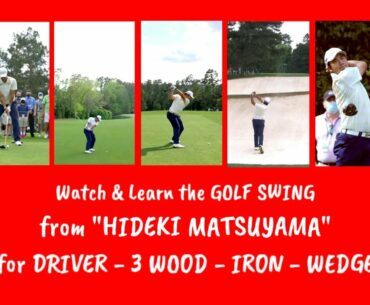 Watch and Learn the Golf Swing from #hidekimatsuyama  #golf