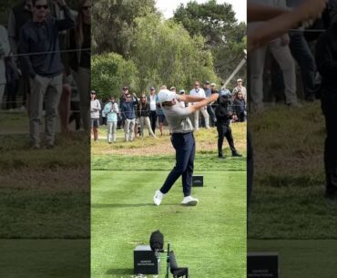 Scottie Scheffler slow-mo FO swing  #golf #scottiescheffler #genesisinvitational #golfswing