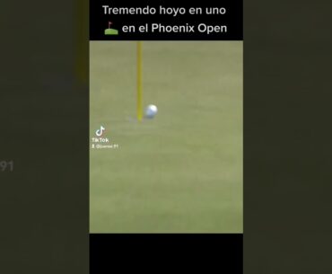 ¡Impresionante hoyo en uno! Rickie Fowler dejó la imagen del día:gran golpe 🏌🏾‍♂️en el #PhoenixOpen