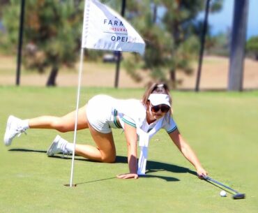 Trolling Golfers At The Driving Range!