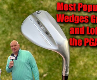 Popular Wedge Lofts and Grinds on the PGA Tour