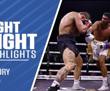 Tommy Fury Upsets Jake Paul By Split Decision | FIGHT HIGHLIGHTS