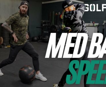 How to Golf Fitness: Split Stance Med Ball Slams
