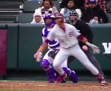 Florida State baseball's Cam Smith hits home run vs. TCU