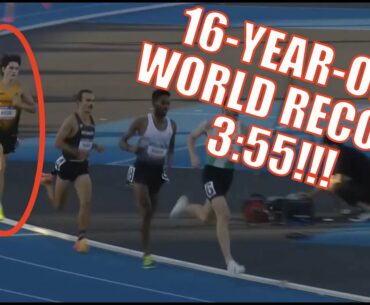 WORLD RECORD ALERT! 16-Year-Old Cameron Myers BREAKS Jakob Ingebrigtsen's Age Group Mile Record
