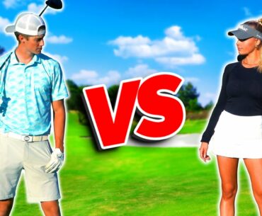 Her And I Had a 9 Hole Match... Who Won!? | GM GOLF