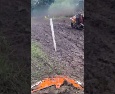 Wrong Place, Wrong Time! World Champ Crashes with Lapper! #shorts