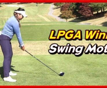 LPGA Winner "Lilia Vu" Powerful Driver-Iron Swing & Slow MotionsㅣHonda Thailand 2023 Champion