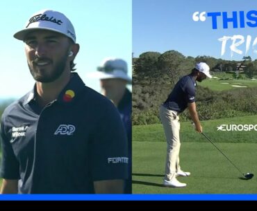 Player Cam! 🔊 A Fascinating Watch as Max Homa is Mic'd Up on The Course | Eurosport