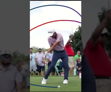 PGA "Collin Morikawa" Slow Motion Swings Iron Driver