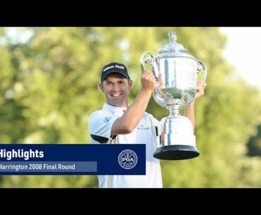 Every Shot from Padraig Harrington's 4th Round | PGA Championship 2008