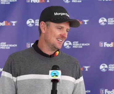Justin Rose Sunday Flash Interview 2023 AT&T Pebble Beach Pro-Am