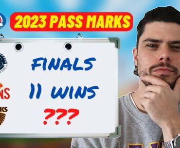 Your AFL team's PASS MARK in AFL 2023