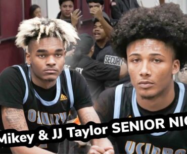 MIKEY WILLIAMS & JJ TAYLOR TAKE OFF on Senior Night! San Ysidro vs Montgomery