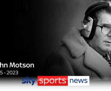 Legendary football commentator John Motson dies aged 77