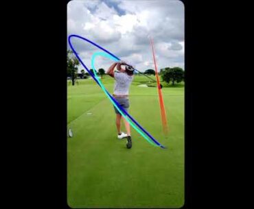 YouTube University Golf Short: Cameron Smith's Golf Swing Tracer Shot #golf #golfswing #shorts #fafo