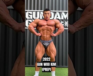 GUN WOO KIM BODYBUILDING TRANSFORMATION #shorts #bodybuilding #transformation